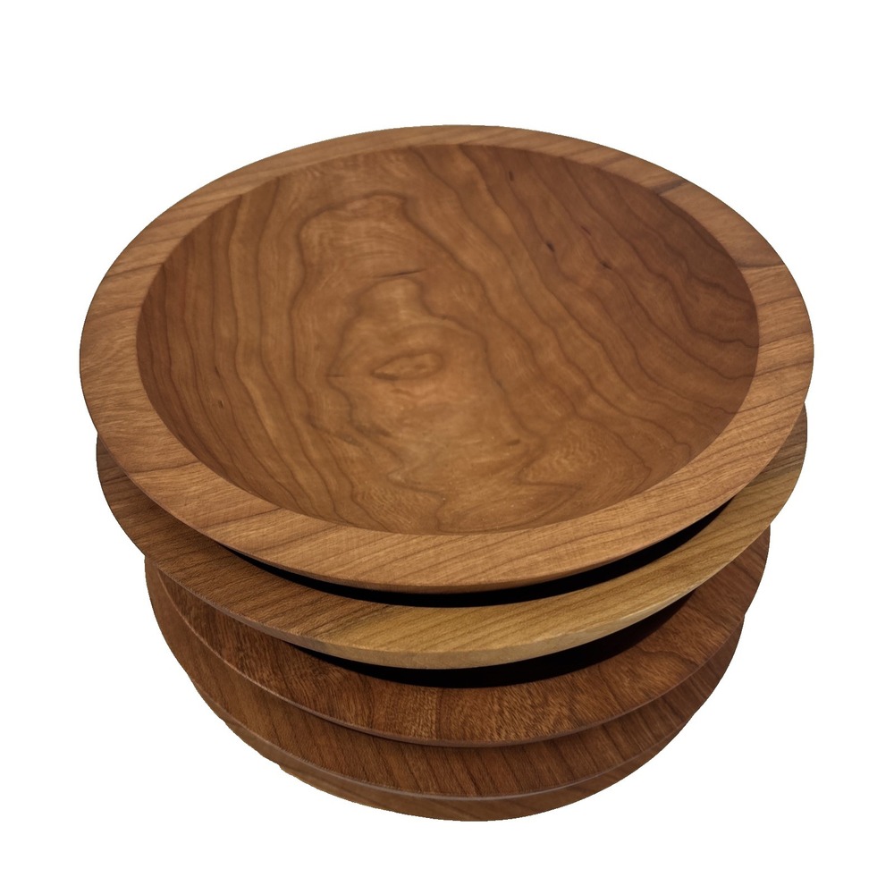 Holland Bowl Mill Michigan Wood Bowl Set of 5 Excellent Condition - Picture 2 of 6